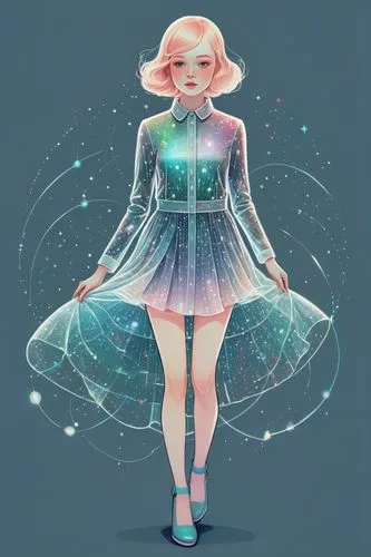 solar quartz,opal,fairy galaxy,pearl,rose quartz,constellation,astral traveler,crystalline,zodiac sign libra,constellations,prism ball,ghost girl,rosa ' the fairy,sci fiction illustration,vector girl,aurora,rosa 'the fairy,horoscope libra,fashion vector,star mother,Illustration,Abstract Fantasy,Abstract Fantasy 05