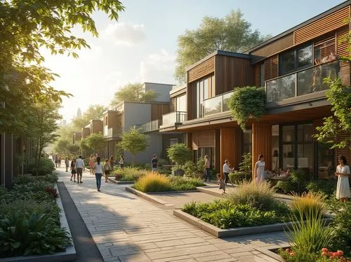 townhomes,cohousing,new housing development,cedarvale,kleinburg,netherwood,liveability,townhouses,townhome,streamwood,bridgeland,ecovillage,renderings,ecovillages,villeray,3d rendering,leaside,redevelop,kerrisdale,stittsville,Photography,General,Realistic