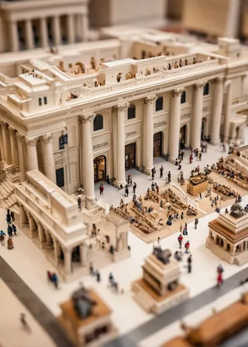 tilt shift,british museum,treasury,parthenon,the parthenon,national archives,miniature figures,ancient greek temple,ancient roman architecture,musei vaticani,scale model,louvre museum,classical antiquity,nyse,kunsthistorisches museum,neoclassical,saint george's hall,acropolis,ancient rome,roman ancient,Unique,3D,Panoramic