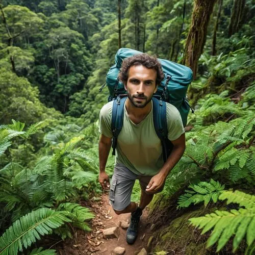 homem explorando floresta com mochila nas costas dois caminhos diferente

,paparoa national park,trekking pole,trekking poles,backpacker,backpacking,sumatran,pachamama,hiking equipment,costa rica,vald