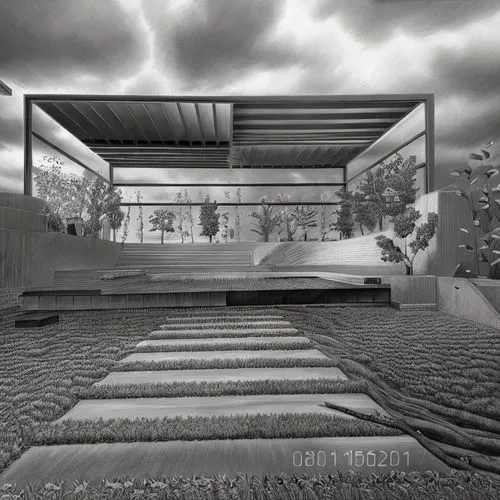 gray-scale,holocaust memorial,3d rendering,landscape design sydney,mirror house,mortuary temple,bus shelters,k13 submarine memorial park,garden design sydney,the threshold of the house,formwork,archid