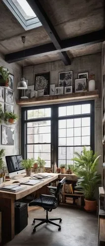 loft,working space,modern office,creative office,workspaces,office desk,workstations,offices,wooden desk,work space,workbenches,desk,workspace,desks,rustic aesthetic,office,blur office background,bureaux,writing desk,attic,Illustration,Black and White,Black and White 16