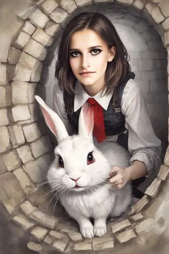 Your magic white rabbit
Has left it's writing on the wall
We follow like Alice
And just keep diving down the hole

You can't fix your broken promise
Our ties have come undone
I will not be used to be 