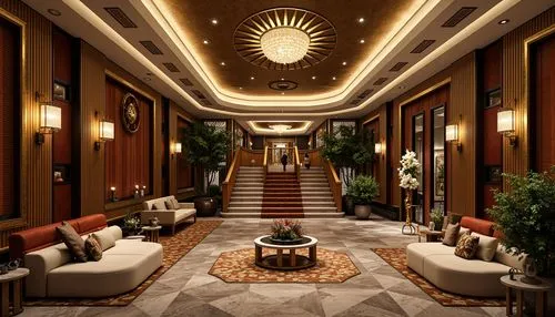 hotel lobby,lobby,hotel hall,hallway,intercontinental,rotana,luxury hotel,corridor,foyer,silversea,entrance hall,venetian hotel,shangrila,shangri,ballroom,corridors,hotel riviera,kempinski,hallway space,dragon palace hotel