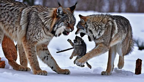 wolf couple,canis lupus,two wolves,wolves,wolf hunting,carnivores,european wolf,courtship,confrontation,canis lupus tundrarum,hunting dogs,predation,deer with cub,wolf pack,gray wolf,pair of ungulates,amorous,huskies,canidae,wild life,Photography,Black and white photography,Black and White Photography 04