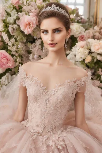 bridal clothing,quinceanera dresses,wedding dresses,bridal dress,wedding gown,ball gown,wedding dress,quinceañera,wedding dress train,bridal,debutante,princess sofia,fairy queen,bridal party dress,tutu,enchanting,peach rose,rosa 'the fairy,bridal accessory,bridal jewelry