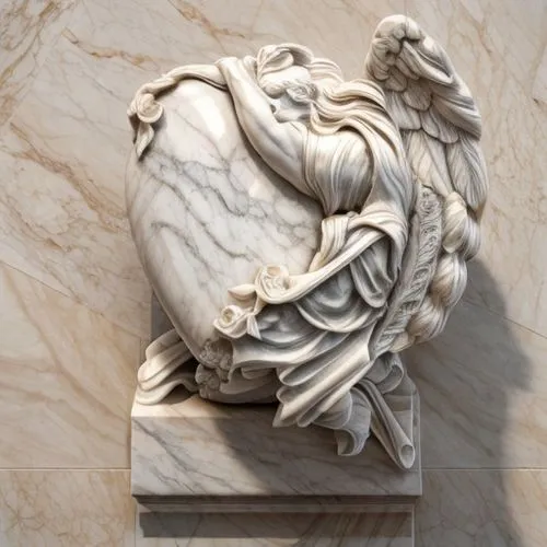 made of  marble hugging flat heart ,bernini,bernini altar,classical sculpture,eros statue,marble,la nascita di venere,baroque angel,neoclassical,sculpture,discobolus,stone sculpture,winged victory of 