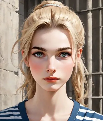 elsa,doll's facial features,natural cosmetic,realdoll,vanessa (butterfly),clementine,female doll,portrait of a girl,girl portrait,angelica,cosmetic,game character,pupils,blonde girl,rapunzel,blond girl,beauty face skin,blonde woman,portrait background,doll's head,Digital Art,Comic