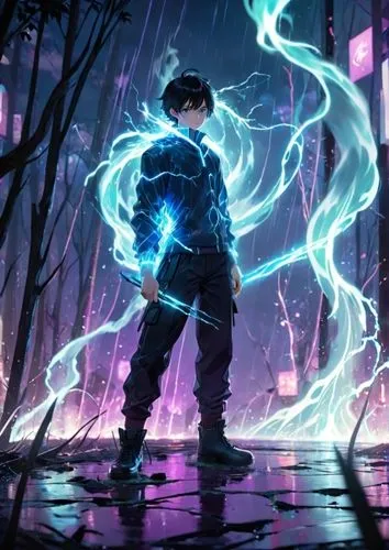 electro,cleanup,defense,patrol,killua,cyberpunk,wall,cg artwork,sci fiction illustration,killua hunter x,electric,gale,monsoon banner,yukio,cyber,would a background,matrix,electrified,force of nature,