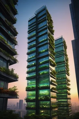 futuristic architecture,glass facade,escala,arcology,glass building,skyscapers,planta,urban towers,greenglass,antilla,supertall,cube stilt houses,glass facades,solar cell base,interlace,residential tower,damac,skylstad,the energy tower,ctbuh,Illustration,Vector,Vector 14