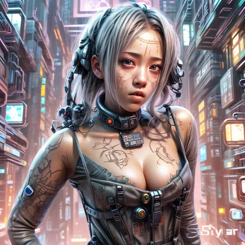 cyberpunk,cyborg,cybernetics,sci fiction illustration,scifi,streampunk,world digital painting,sci fi,cyber,asian vision,dystopian,dystopia,sci - fi,sci-fi,steampunk,futuristic,hk,hong,chainlink,biomechanical