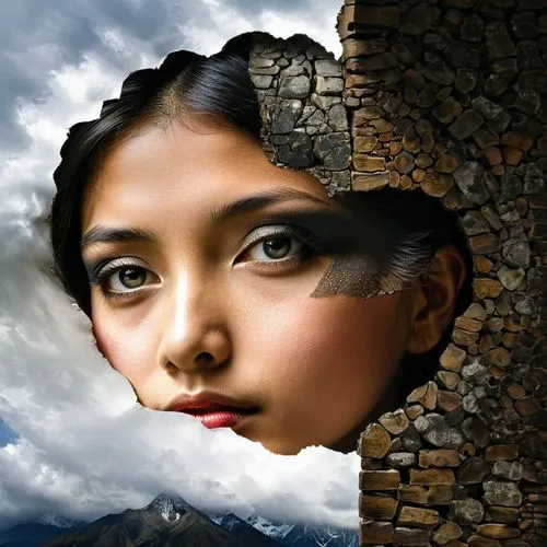 world digital painting,digital artwork,spiti,digital art,inanna,fantasy portrait