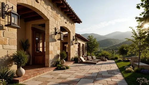 house in the mountains,spanish tile,front porch,patios,house in mountains,beautiful home,patio,porch,country estate,yountville,landscaped,home landscape,entryways,domaine,exterior decoration,chalet,roof landscape,entryway,mayacamas,clay tile