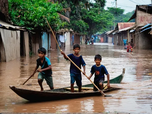 mekong,mud village,water transportation,hanoi,floods,myanmar,gondolas,row boats,children playing,vietnam,row boat,row-boat,mekong river,slum,bangladesh,vietnam's,ha noi,bangladeshi taka,kampot,taxi boat,Illustration,Paper based,Paper Based 14