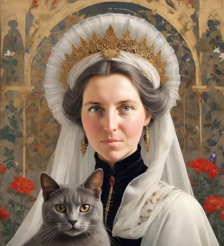 palmerston,catharine,cat portrait,portrait of christi,perugini,ccarpenter