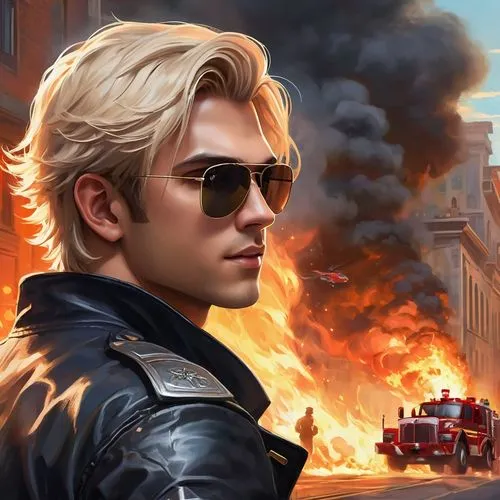 wesker,kommissar,kaz,quicksilver,jace,kenickie,steve rogers,holtzmann,yiannopoulos,bomer,aviators,cool blonde,meshkov,rugal,raikov,game illustration,terminator,kuryakin,sci fiction illustration,stucky,Illustration,Realistic Fantasy,Realistic Fantasy 01