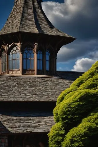 roof landscape,rooflines,roofline,shingled,roof domes,cupolas,turreted,house silhouette,witch's house,maymont,wooden roof,turret,roofed,cupola,house roof,fairy tale castle,turrets,dormer,stave church,gazebo,Illustration,Retro,Retro 26