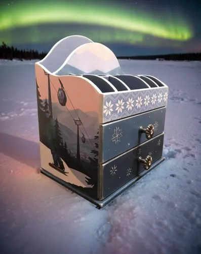 polar aurora,aurora polar,polar lights,northern light,the northern lights,music box,camper van isolated,suitcase in field,courier box,suitcase,snowhotel,aurora borealis,south pole,north pole,norther lights,northen lights,barebone computer,auroras,northernlight,the polar circle