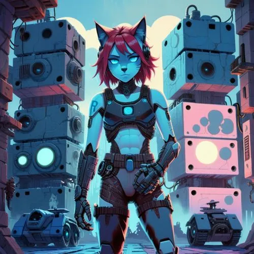 transistor,cyberdog,celldweller,domino,neuromancer,thundercats,Illustration,American Style,American Style 01