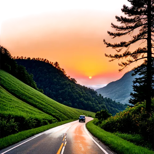 mountain road,open road,mountain highway,alpine drive,backroads,backroad,winding road,rolling hills,winding roads,alpine sunset,long road,country road,road,alpine route,the road,carretera,prestonsburg,obudu,mountain pass,hills,Art,Artistic Painting,Artistic Painting 01