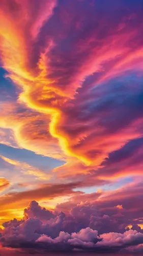 rainbow clouds,splendid colors,cloud formation,swirl clouds,swelling clouds,atmosphere sunrise sunrise,epic sky,sky clouds,cloudscape,cloud image,meteorological phenomenon,fire on sky,skyscape,red cloud,evening sky,brush strokes,intense colours,red sky,dramatic sky,sunrise in the skies,Photography,General,Natural