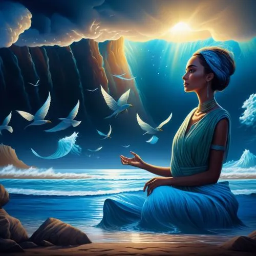 upanishads,upanishad,kirtan,vishishtadvaita,meditator,vipassana,Illustration,Realistic Fantasy,Realistic Fantasy 25