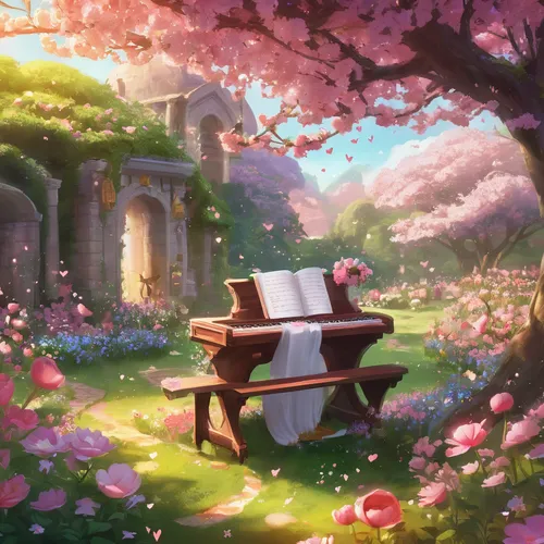 spring background,springtime background,japanese sakura background,sakura background,spring blossoms,garden bench,easter background,flower background,sakura tree,spring morning,spring bloom,spring blossom,flower painting,the cherry blossoms,sakura blossom,picking flowers,blooming field,sakura trees,spring leaf background,springtime,Conceptual Art,Fantasy,Fantasy 02