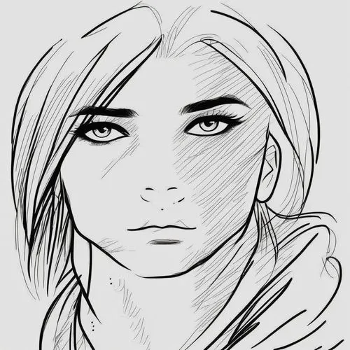 eyes line art,seregil,kahlan,mono-line line art,lineart,arrow line art,Illustration,Black and White,Black and White 04