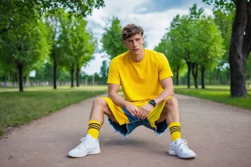 yellow jumpsuit,yellow,yellow color,yellow background,yellow and black,man on a bench,yellow wall,jogger,yellow skin,park bench,yellow and blue,stud yellow,yellow mushroom,yellow mustard,soccer player,yellow garden,in the park,tennis player,little yellow,poland lemon,Art,Artistic Painting,Artistic Painting 37