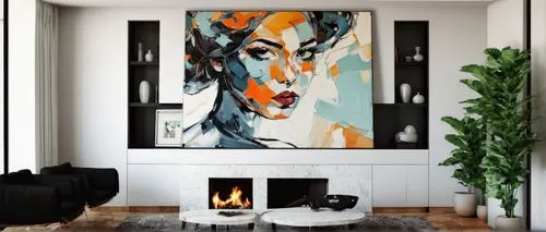 boho art,marble painting,modern decor,boho art style,bohemian art,fire place,contemporary decor,art painting,wall decor,interior decor,copper frame,abstract painting,interior decoration,modigliani,paintings,nielly,oil painting on canvas,mondriaan,decorative art,berkus,Conceptual Art,Oil color,Oil Color 08