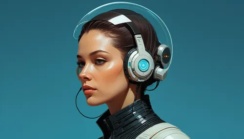 wireless headset,headset,headphone,bluetooth headset,headphones,headset profile,princess leia,casque,audio player,wireless headphones,headsets,music player,futuristic,sci fiction illustration,droid,airpod,earphone,head phones,audiophile,telephone operator,Conceptual Art,Sci-Fi,Sci-Fi 17