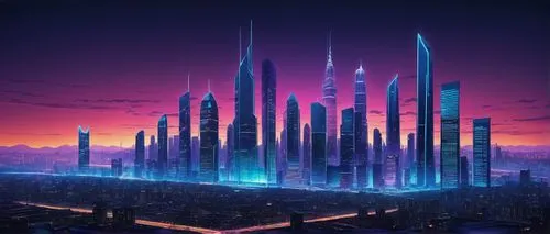 cybercity,futuristic landscape,cybertown,cyberport,coruscant,metropolis,fantasy city,cityscape,cyberia,areopolis,cyberworld,synth,megalopolis,cyberpunk,skyreach,futuristic,coruscating,futuregen,city skyline,polara,Illustration,American Style,American Style 06