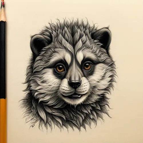 raccoon,line art animal,raccoons,north american raccoon,mustelid,raccoon dog,line art animals,animal portrait,lemur,keeshond,rocket raccoon,pencil icon,drawing cat,badger,ring tailed lemur,pencil art,spectacled bear,graphite,mustelidae,gray animal,Art,Classical Oil Painting,Classical Oil Painting 19