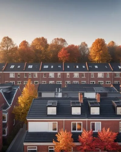 townhomes,cohousing,residentie,townhouses,rowhouses,huizen,leaseholds,roof landscape,row houses,apartment buildings,amstelveen,voorburg,housing estate,veenendaal,windschuttle,hilversum,house roofs,leaseholders,apeldoorn,groenendaal,Photography,Documentary Photography,Documentary Photography 19