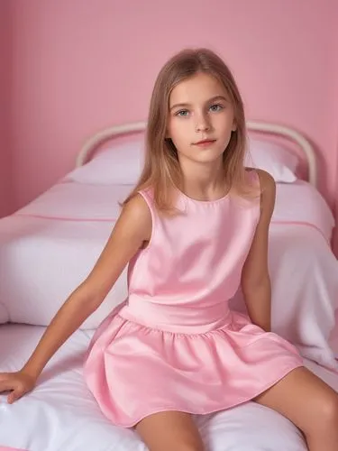 little girl in pink dress,childrenswear,little girl dresses,pink background,bedwetting,girl in bed,the little girl's room,relaxed young girl,darci,kotova,bed linen,children's photo shoot,bedclothes,doll dress,bedsheets,pink large,the girl in nightie,gapkids,children is clothing,children's background,Photography,General,Realistic