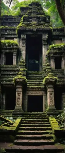 angkor,bali,legian,tempel,poseidons temple,ellora,baan,yavin,gopura,ubud,cambodia,ancient buildings,asian architecture,ancient building,mitrajaya,siemreap,candi rara jonggrang,angkor wat temples,temple,nanmadol,Illustration,Japanese style,Japanese Style 18