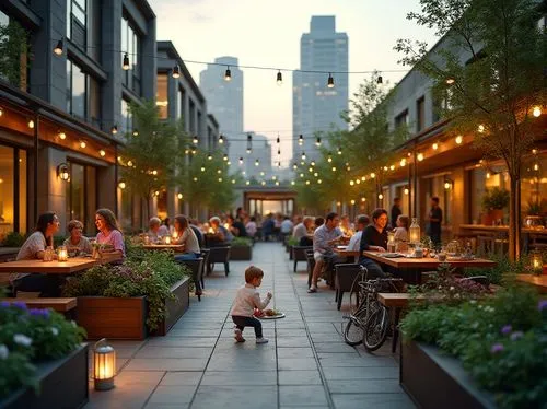 meatpacking district,outdoor dining,meatpacking,nolita,new york restaurant,patios,beer garden,rittenhouse,gansevoort,tribeca,pedestrianized,terrasse,biergarten,highline,gastown,old linden alley,yaletown,yorkville,williamsburg,alfresco,Photography,General,Realistic