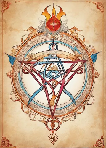 pentacle,metatron's cube,witches pentagram,compass rose,dharma wheel,wind rose,divination,triquetra,pentagram,yantra,magic grimoire,esoteric symbol,mandala framework,five elements,occult,alchemy,hexagram,birth sign,compass,heart chakra,Illustration,Japanese style,Japanese Style 19