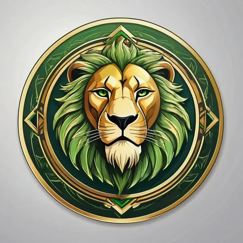 lionnet,leos,goldlion,lion,lionni,lion white,Unique,Design,Sticker