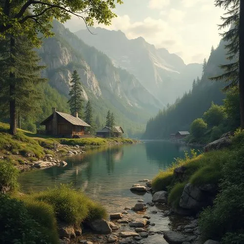 landscape background,beautiful landscape,nature landscape,world digital painting,river landscape,obersee,beautiful lake,mountain lake,alpsee,fantasy landscape,landscape nature,nature background,forest lake,mountainlake,nature wallpaper,landscapes beautiful,alpine landscape,mountain landscape,home landscape,tranquility,Photography,General,Realistic