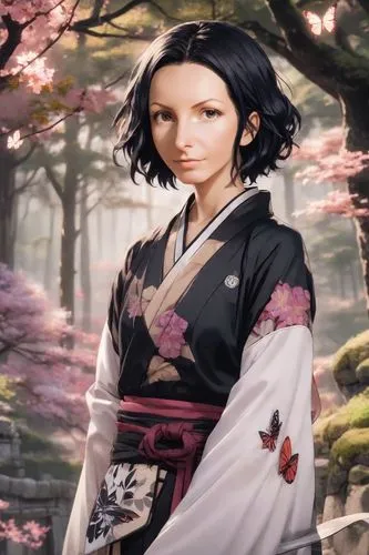 japanese sakura background,geisha,geisha girl,hisako,sakura blossom,ugetsu,Photography,Natural