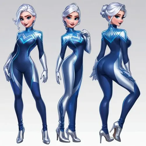 ororo,catsuits,lilandra,ice queen,elsa,turnarounds,Unique,Design,Character Design