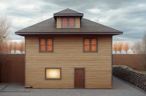 3d rendering,wooden house,dormer window,house shape,facade lantern,danish house,inverted cottage,small house,timber house,crooked house,miniature house,cubic house,render,two story house,housebuilding,house insurance,frame house,residential house,model house,little house,Common,Common,Film