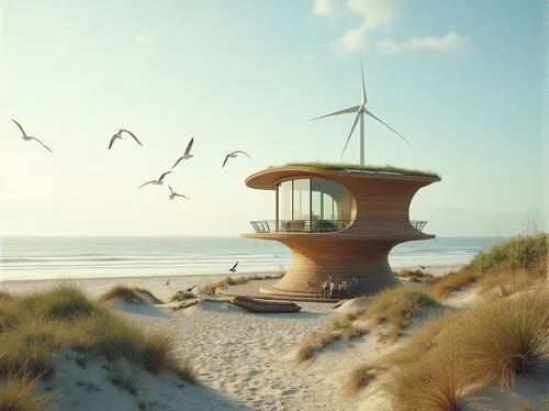 lifeguard tower,offshore wind park,sand clock,beach hut,windenergy,marram,island poel,bird tower,wind power generator,windpower,wind turbine,wind mills,wind power,westerland,wind finder,sylt,wind generator,wind energy,dunes house,wind farm,Photography,General,Realistic