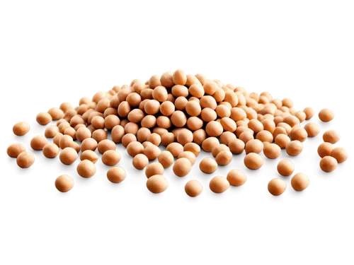 Close-up, solo, Garbanzo beans, scattered, various sizes, creamy white, slightly brownish, smooth surface, gentle shadows, warm lighting, shallow depth of field, cinematic composition, high contrast, 