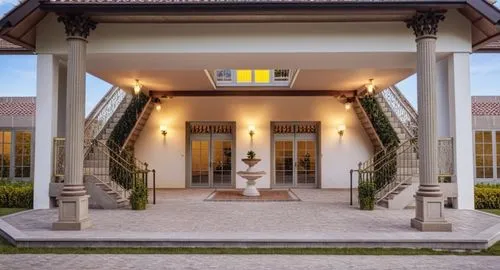 house entrance,holiday villa,entranceway,villa,verandas,entryway,kornhaus,villas,loggia,entrada,exterior decoration,exzenterhaus,entranceways,luxury property,appartment building,hotel hall,private house,residence,entry,pergolas,Photography,General,Realistic