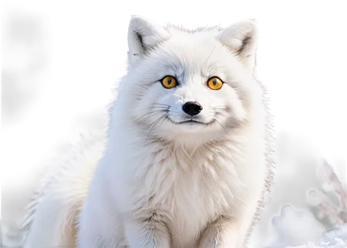 arctic fox,canadian eskimo dog,american eskimo dog,white shepherd,japanese spitz,samoyed,white cat,berger blanc suisse,white dog,canidae,piebald,kitsune,whitey,furta,sakhalin husky,yellow eyes,kishu,canis lupus,silver fox,heterochromia,Conceptual Art,Daily,Daily 24