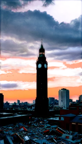 strangeways,mancunian,o2 tower,clocktower,clock tower,tower block,manchester,brummie,salford,red sky,londinium,toxteth,ancoats,berlinsky,deansgate,glasgow,ordsall,pierhead,orthanc,tower clock,Conceptual Art,Oil color,Oil Color 15