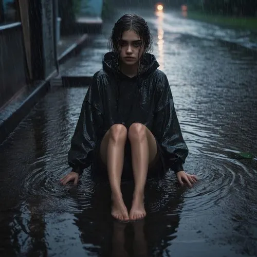 in the rain,flooded pathway,rainfall,walking in the rain,girl on the river,pertemps,flooded,floodwater,hydrophobia,puddle,crewdson,heavy rain,deluge,rainaldi,llorona,raindops,floods,lluvia,wet smartphone,monsoon,Photography,Documentary Photography,Documentary Photography 09