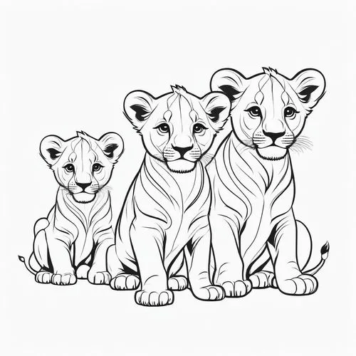 lionesses,lion children,white lion family,male lions,ligers,lions,coloring pages,line art animals,coloring page,tygers,coloring pages kids,line art animal,cat line art,lion white,stigers,pumas,animal line art,leos,line art children,tigon,Illustration,Black and White,Black and White 04